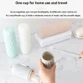 Portable Toothpaste Toothbrush Protect Holder Case Travel Camping Storage Box Protect Toothbrush Toothpaste from Dirt and Damage. 
