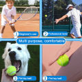 6/12pcs Tennis Balls with Mesh Carry Bag Practice Ball High Elasticity Pet Dog Playing Balls Outdoor Training Sports Competition. 
