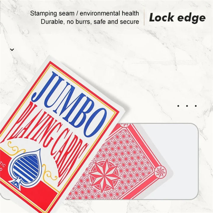 2/4/6/9%20Times%20Creative%20Design%20of%20Large%20Size%20Jumbo%20Playing%20Cards%20Toys%20Board%20Game%20Magic%20Tricks%20Tools%20Fun%20Party%20Games%20for%20%20-%20Image%205