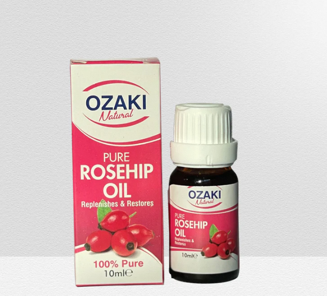 Ozaki Natural 100% Pure Rosehip Oil – Nourishing & Regenerating Skincare Solution, 10ml