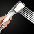 300-Hole Square Hand-Held Pressurized Shower Head Shower Nozzle Bath Shower Pressurized Shower Head Water-Saving Shower Head. 