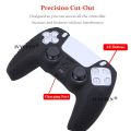 IVYUEEN Update Anti Slip Silicone Cover Skin for PlayStation 5 Dualsense PS5 DS5 Controller Case Suit for Original Charger. 