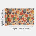 1 roll 17 inch X 120inch Birthday Wrapping Paper, Gift Wrapping Paper Roll, Kraft Wrapping Paper. 