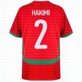 Morocco Home Hakimi No.2 Jersey 2025-2026 Same Style Football Training Uniform, Breathable Top for Adults and Children Autumn. 