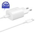 Original Samsung S21 S20 25W Super Fast Charger USB Type C Pd Quick Charging Double Type C Cable for Galaxy Note 20 Ultra Note10. 