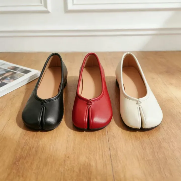 Korean%20Style%20Horse-Shoe%20Split-Toe%20Ballet%20Shoes%20Women's%20Flat%20Mary%20Jane%20Shoes%20Slip-On%20Pig's%20Trotters%20Versatile%20Grandma%20Flat%20Loafer%20-%20Image%203