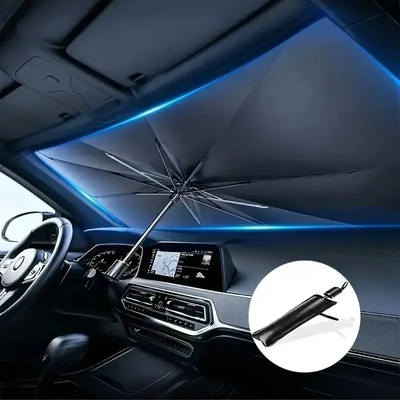 Car Windshield Sunshade Umbrella Foldable Car Umbrella Sunshade Anti UV Car Windshield