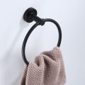 Bathroom Towel Ring Hook Hardware Accessories Storage Holder 304 Stainless Steel Hand Towel Holder Modern Round Towel Hanger.