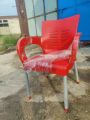 plastic chairs. 