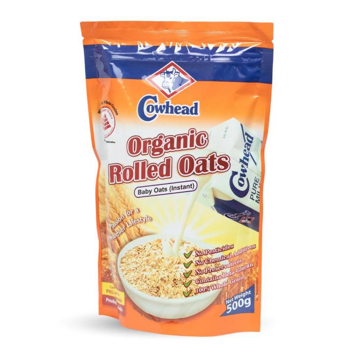Cowhead Organic Rolled Oats -500 gm (Product of Canada)
