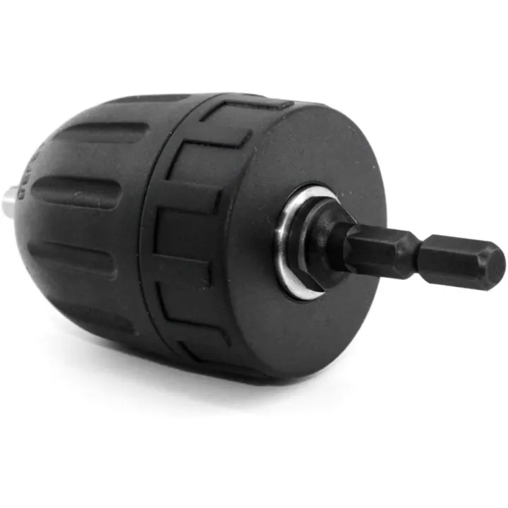 STONEGO%200.8-10mm%20Keyless%20Drill%20Chuck%20Converter%203/8"-%2024UNF%20Thread%20Quick%20Change%20Adapter%201/4"%20Hex%20Shank%20-%20Image%206