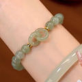 Summer Valentine's Day Gift Love Heart Jade Beads Charm Bracelet for Women Girl Fashion Natural Bracelet To Love Jewelry Gifts.
