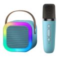 K12 Dual Microphone Karaoke Bluetooth Speaker RGB Light Two 5W Speakers Sound Subwoofer Boombox Support Multiple Input Modes. 