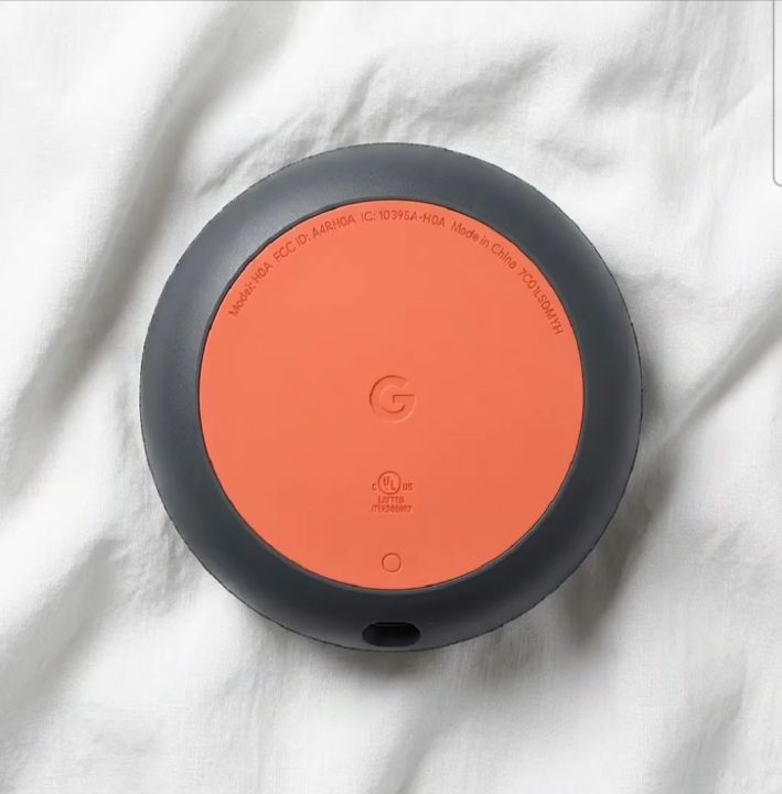 Google%20Home%201st%20Generation)%20Smart%20Speaker%20with%20Google%20Assistant%20-%20damage%20fabric%20-%20different%20colours-%20Used%20-%20Image%204