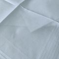 Thin Feel Cotton 40cm Pure White Handkerchief. Business Suit Napkin Restaurant Handkerchief 6PCS.