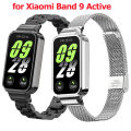 Case +Strap For  Mi Band 9 Active Bracelet for  Smart Band 9 Active Stainless Steel Metal Watchband Mi Band 9 Active. 