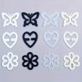 4/12Pcs Underwear Anti-Slip Buckle Invisible Bra Buckle Butterfly Heart Shaped Adjustable Shoulder Straps Buckles Intimates Clip. 