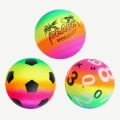 6 Inch Inflatable Rainbow Ball - Colorful Inflatable Beach Balls - Swimming Pool Toys Outdoor Game for Backyard Beach Party Supplies, 6 Inches. 
