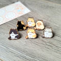 Cute Tiny Cat Enamel Pins Kawaii Kitten Metal Badge Cartoon Animal Brooch for Jewelry Accessory for Cats' Lovers.