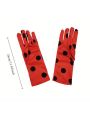 A ladybug head with ladybug wings and mask Ladybug costume for Halloween dress up party cosplay costumes fun for men and women. 