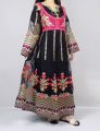formal party and wedding wear embroidered organza stitched koti maxi 2 piece dress. 