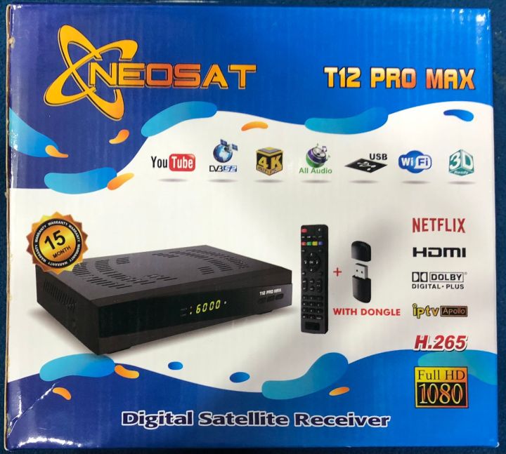 Neosat forwver Server Dish recevier 15 month free card