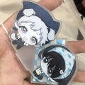 Mini 3pcs/set Anime The Summer Hikaru Died Tsujinaka Yoshiki Acrylic Stand Figure Plate Desk Decor Collection Ornament Accessori. 