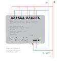 New Tuya Wifi 4 Channels Smart Switch Relay Module Intelligent Automation AC 100~240V DC 5~24V 10A  Controller Work with Alexa. 