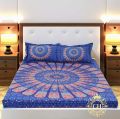Eid New Collection Panel Bedsheet king size(8feet/7.5 feet) with 2 pillows cover.