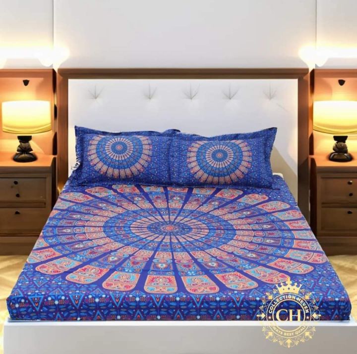 Eid%20New%20Collection%20Panel%20Bedsheet%20king%20size(8feet/7.5%20feet)%20with%202%20pillows%20cover%20-%20Image%202