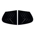 Rear Side Window Scoop Visor Cover Louvers Covers Accessories For BMW 1 Series E87 2005-2011 Window Louver Side Vent Trim. 