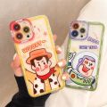 🔥Bustier light🔥Toy Story Buzz Lightyear Woody case iPhone 6 7 8 plus XS Max XR 11 pro Max 12 Pro Max 13 Pro Max 13 mini 12 mini case transparent cover. 