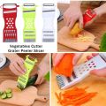 Tepka Cutter 5 in 1 Multipurpose vegetables and fruits slicer, peeler and cutter / multifuctional manual fast salad cutter machine. 