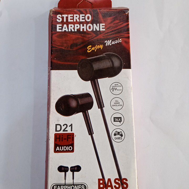 D21 Hi-fi Audio stereo earphones local made