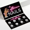 50pcs Nails Business Card  Press On Nail Loyalty Paper Card Board Nail Discount Card Board Nails Accessories Tools. 