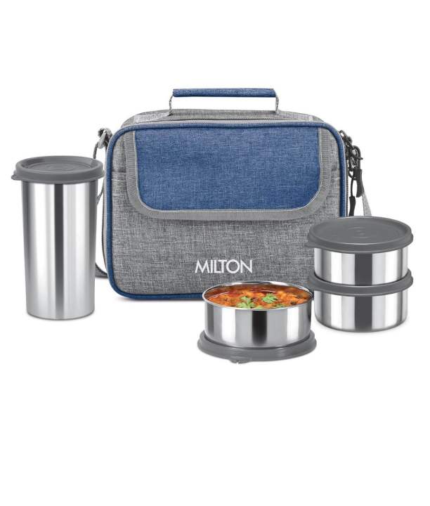 MILTON%20Daily%20Meal%20Lunch%20Box%20with%20Unisex%20Bag,%203%20Stainless%20Steel%20Containers%20300%20ml%20Each%20&%20Tumbler%20400%20ml,%20Leak-Proof%20Tiffin%20for%20Office,%20College,%20Picnic%20-%20Image%208