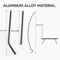 WESTTUNE Camping Lamp Stand Hook Outdoor Aluminum Alloy Hanging Hooks Racks Portable Adjustable Light Stands for Picnic Beach. 