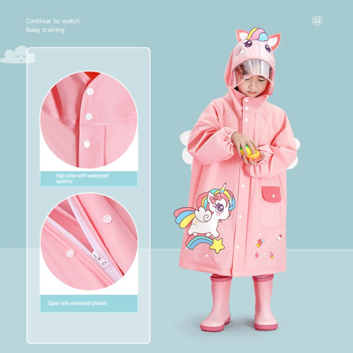 Cute%20Kids%20Raincoat%20Wateproof%20Children%20Dinosaur%20Unicorn%20Rain%20Poncho%20Rain%20Coat%20Jacket%20with%20Backpack%20Position%20Student%20RainWear%20-%20Image%203