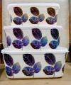 Square Melamine Bowls 6 Pieces Bowl Set melamine new printed with 3 Bowl & 3 Lids. 