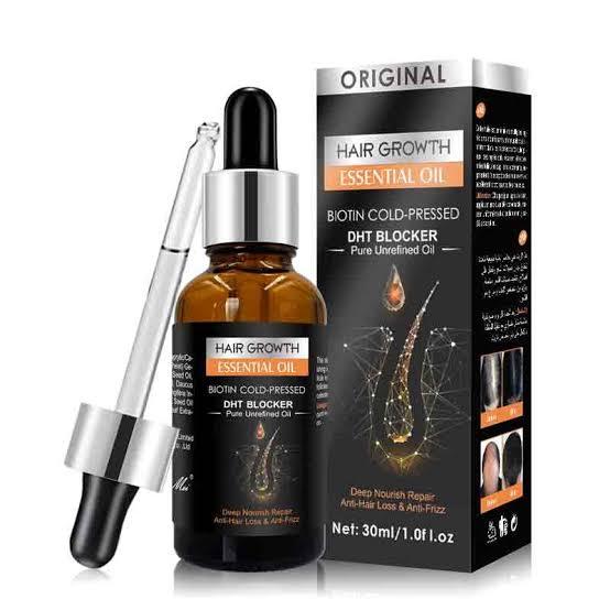 Hair Growth Essential Oil Biotin & DHT Blocker for Anti Hair loss and Repair Hair Growth Oil 30ml
