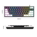 MageGee TS91 60% Compact Wired Keyboard 61 Keys RGB Backlight Small Portable Office Computer Membrane Keyboard For Windows PC. 