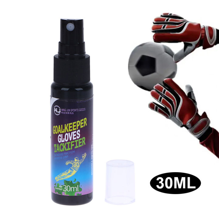 1Pc 30ml Goalkeeper Glove Football Grip Spray For Goalkeeping Gloves Non-slip Enhanced Sticky Baseball Replacement Glove Glue freshfeet