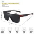 CRIXALIS Fashion Polarized Sunglasses For Men Square Oversized Anti Glare Driver Mirror Sun Glasses Women UV400 Goggles Male. 
