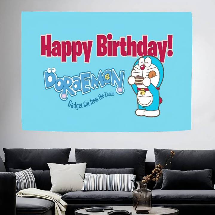 D-Doraemon%20Happy%20Birthday%20Backdrop%20Product%20Photography%20Props%20Background%20Photographic%20Studio%20Party%20Decoration%20Wallpapers%20-%20Image%204