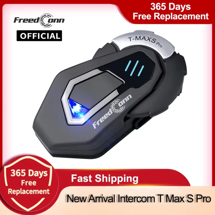 FreedConn%20Bluetooth%20Motorcycle%20Intercom%20Helmet%20Headset%20Music%20FM%20Waterproof%208%20Riders%20Headphones%20Comunicator%201000M%20T%20Max%20S%20Pro%20-%20Image%207