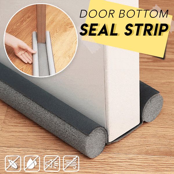 1 Pcs Door Bottom Sealing Strip Door Seal Gap Sound Proof Door Weather-strip