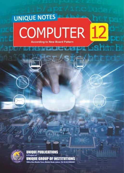 Unique Notes Computer Science 12th Class According to New Board Pattern