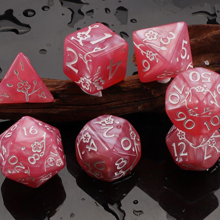 DND%20Dice%20Set%20-7pc%20Plum%20Flower%20Polyhedral%20Dice%20for%20D&D%20RPG%20MTG%20Role%20Playing%20Table%20Party%20Games%20&%20DM%20&%20Dice%20Goblin%20-%20Image%204