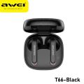 Awei T66 Bluetooth 5.3 Earphones TWS Wireless Earbuds Stereo Headphones.
