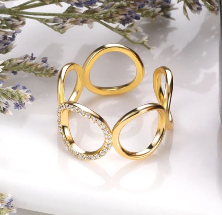 gold%20plated%20ring%20adjustable%20white%20stone%20gold%20plated%20rings%20for%20women%20elegant%20(%20random%20design)%20-%20Image%207